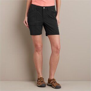 Duluth Trading Co Women's Breezeshooter 7" Shorts Size 12 Black